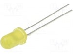Светодиод 5mm жълт OSNY5134A LED; 5mm; жълт; 30mcd; 30°; Чело: изпъкнал; Растер:2,54mm